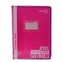 Carpeta Fundas (Tarifario) Office Box Pp A4 Colorline 40 F.