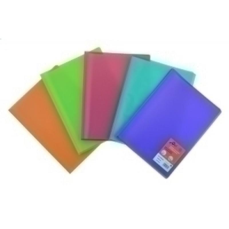 carpeta-fundas-tarifario-olef-pp-trans-a4-10-f-6-col-azul-naranja-rojo-verde-violeta-verde-claro
