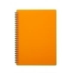 Carpeta Fundas (Tarifario) Pardo Studio Style Espiral Pp Fº 20 F. Naranja