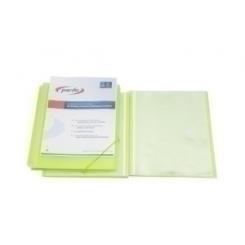 Carpeta Fundas (Tarifario) Pardo Studio Style Espiral Pp Fº 30 F. Verde