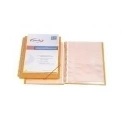 Carpeta Fundas (Tarifario) Pardo Studio Style Espiral Pp Fº 40 F. Naranja