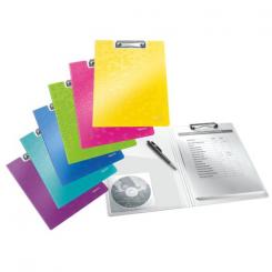 Carpeta LEITZ Miniclip WOW DIN A4. Polifoam, negro