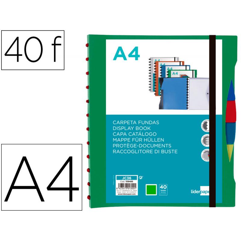 carpeta-liderpapel-a4-con-40-fundas-intercambiables-5-sep-sobre-y-gomilla-portada-y-lomo-personalizable-verde