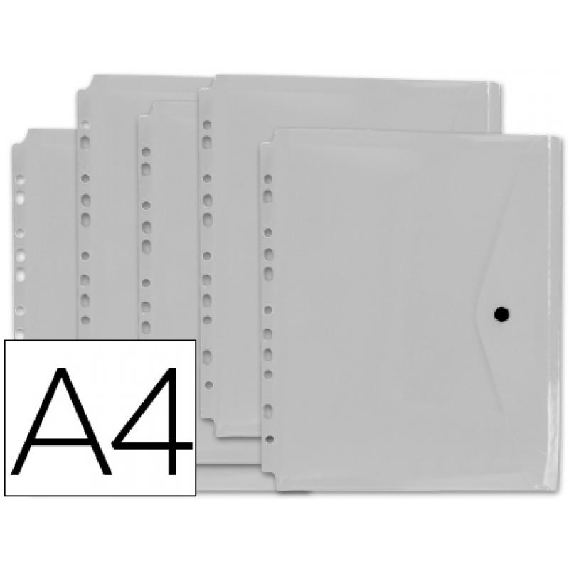 carpeta-liderpapel-dossier-broche-36664-polipropileno-din-a4-pack-de-5-incolora-transparente-multitaladro