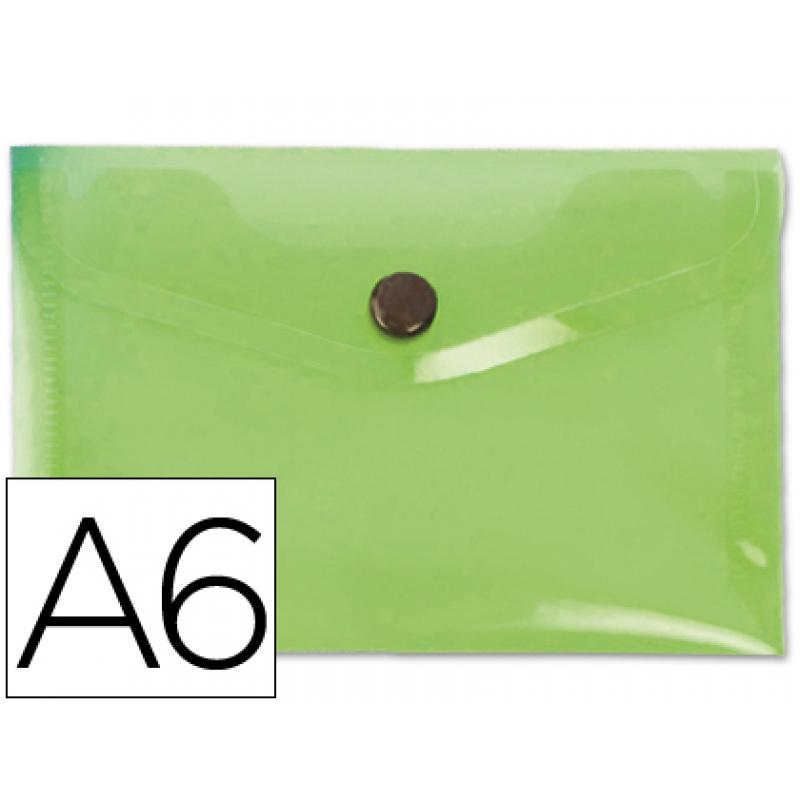 carpeta-liderpapel-dossier-broche-44233-polipropileno-din-a6-verde-translucido