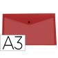 carpeta-liderpapel-dossier-broche-44243-polipropileno-din-a3-rojo-translucido