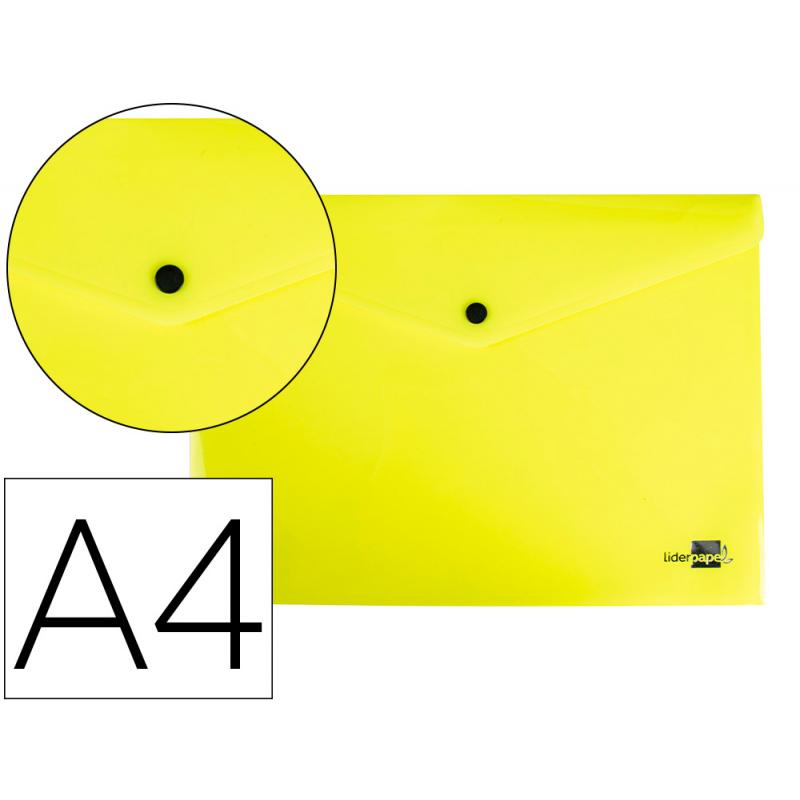 carpeta-liderpapel-dossier-broche-polipropileno-din-a4-amarillo-fluor-opaco-50-hojas