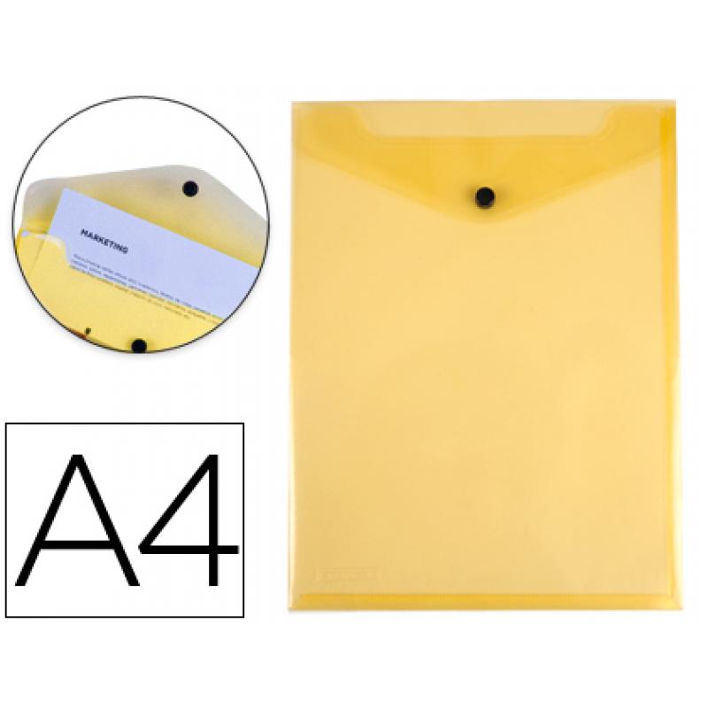 carpeta-liderpapel-dossier-broche-polipropileno-din-a4-formato-vertical-amarilla-transparente-50-hojas