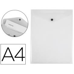Carpeta LIDERPAPEL dossier broche polipropileno DIN A4 formato vertical transparente 50 hojas