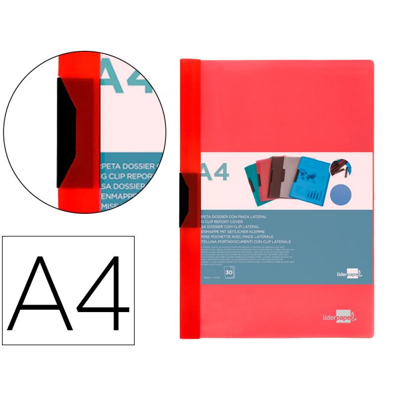 carpeta-liderpapel-dossier-pinza-lateral-polipropileno-din-a4-rojo-translucido-30-hojas-pinza-deslizante