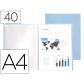 carpeta-liderpapel-escaparate-40-fundas-polipropileno-din-a4-celeste-opaco