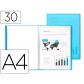 carpeta-liderpapel-escaparate-47492-30-fundas-polipropileno-din-a4-azul-translucido