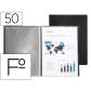 carpeta-liderpapel-escaparate-50-fundas-pvc-folio-negro