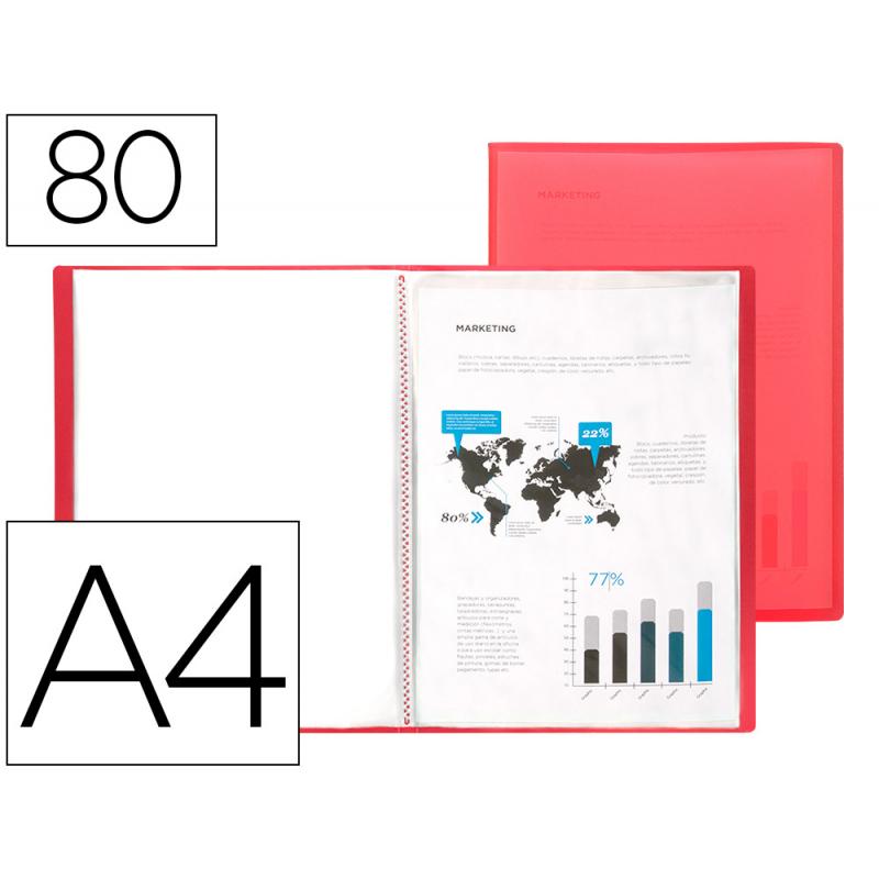 carpeta-liderpapel-escaparate-80-fundas-polipropileno-din-a4-rojo-translucido