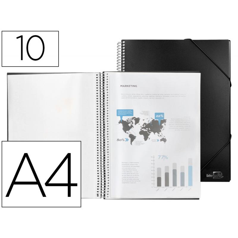 carpeta-liderpapel-escaparate-con-espiral-10-fundas-polipropileno-din-a4-negro