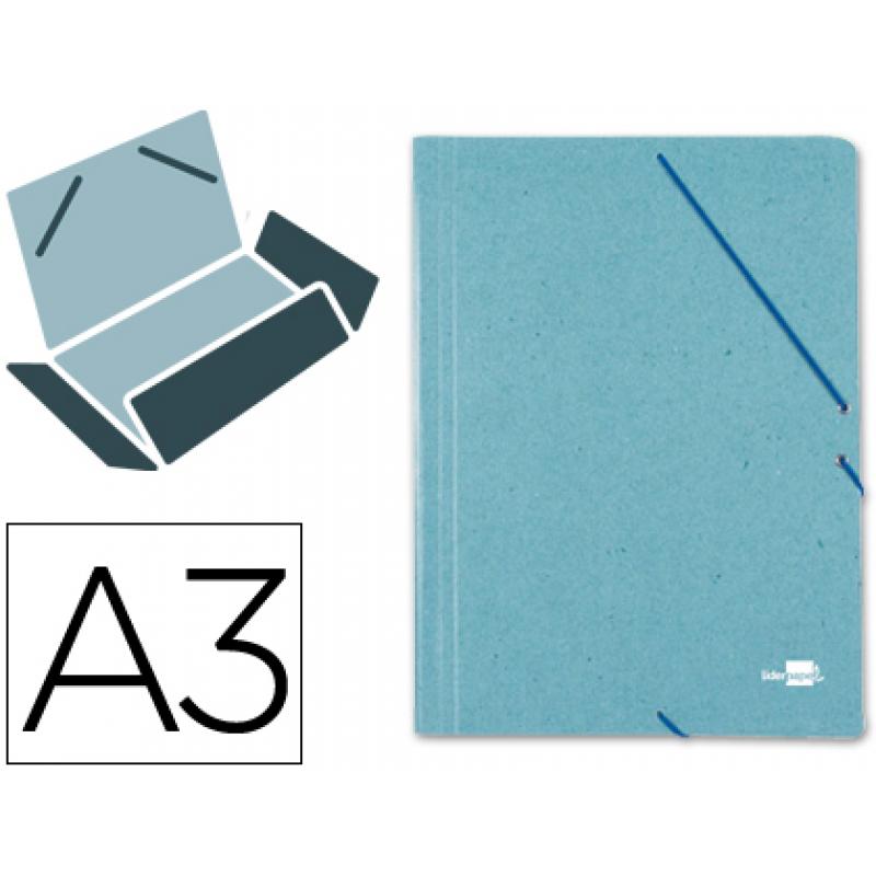 carpeta-liderpapel-gomas-a3-3-solapas-carton-prespan-verde