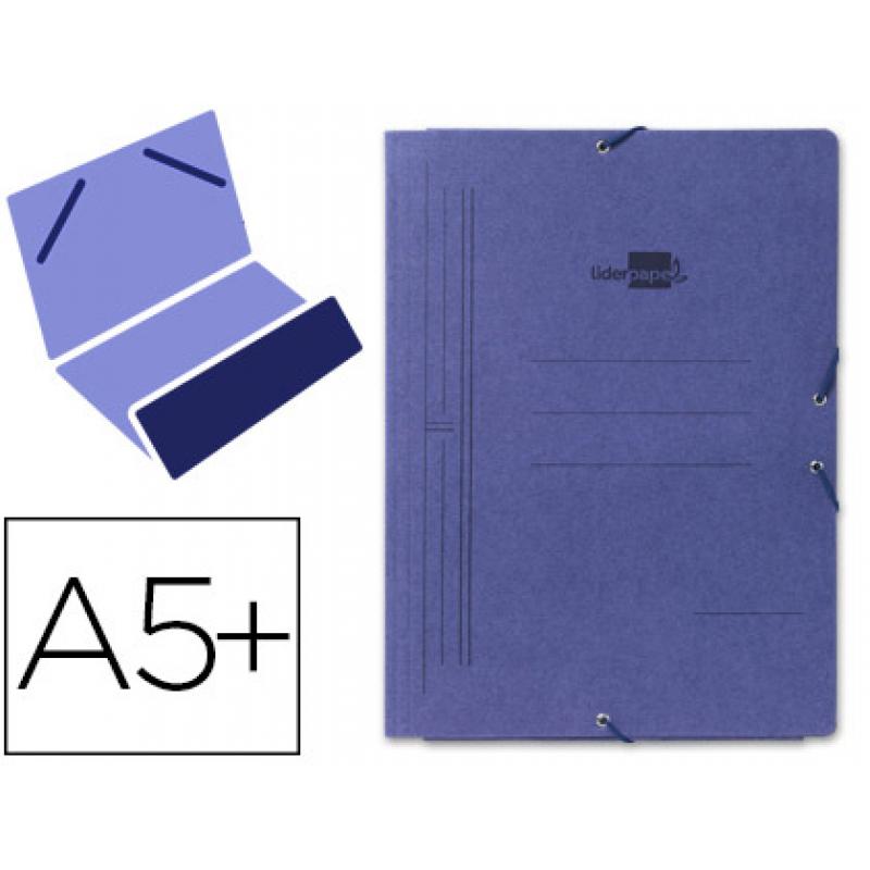 carpeta-liderpapel-gomas-cuarto-bolsa-carton-pintado-azul