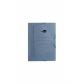 Carpeta LIDERPAPEL gomas folio 3 solapas carton pintado azul 410 g/m2