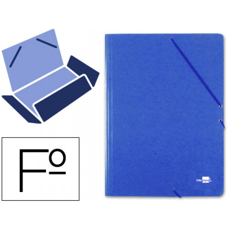 carpeta-liderpapel-gomas-folio-3-solapas-carton-prespan-azul