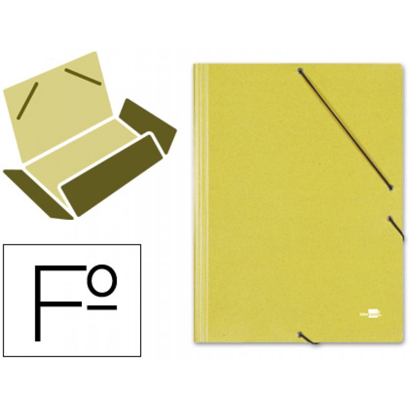 carpeta-liderpapel-gomas-folio-3-solapas-carton-simil-prespan-amarilla