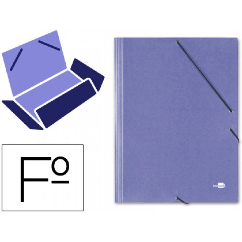 carpeta-liderpapel-gomas-folio-3-solapas-carton-simil-prespan-azul