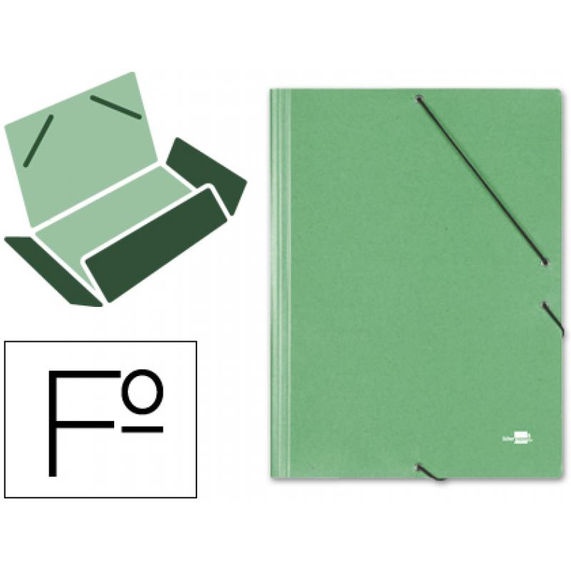 carpeta-liderpapel-gomas-folio-3-solapas-carton-simil-prespan-verde