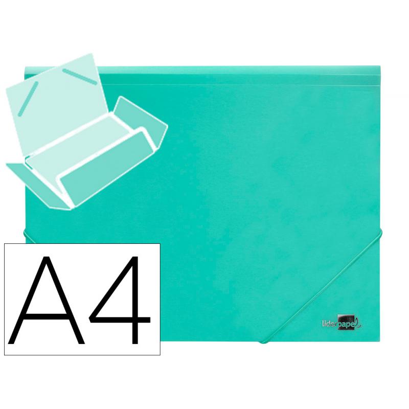 carpeta-liderpapel-gomas-solapas-polipropileno-din-a4-verde-manzana-opaco
