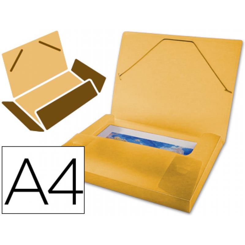carpeta-liderpapel-portadocumentos-36851-polipropileno-din-a4-naranja-serie-frosty-lomo-25-mm