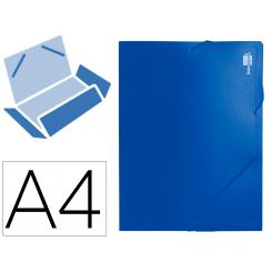 Carpeta LIDERPAPEL portadocumentos 36902 polipropileno DIN A4 azul lomo 50 mm