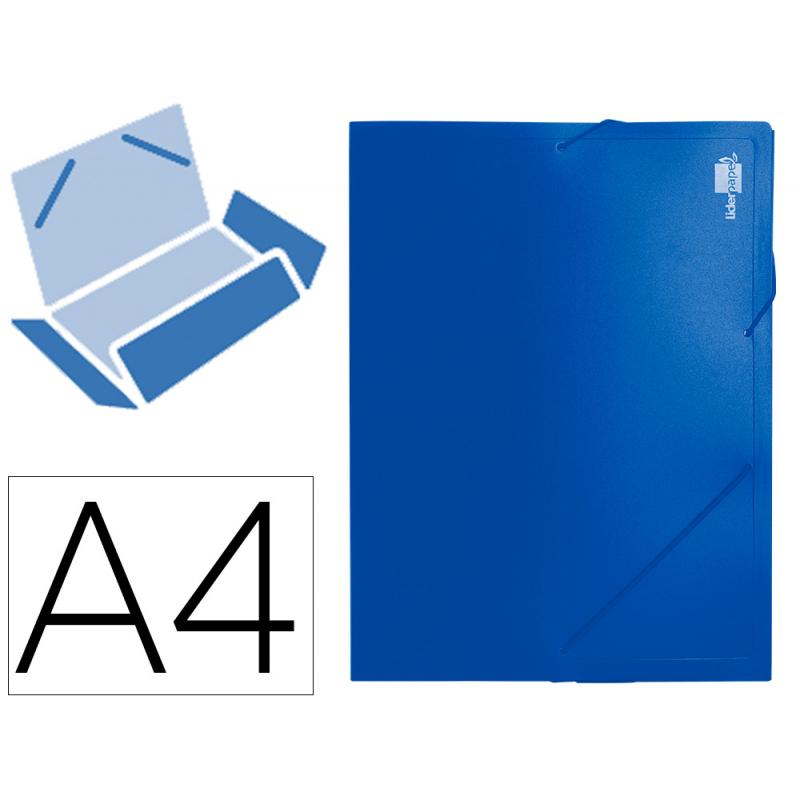 carpeta-liderpapel-portadocumentos-36902-polipropileno-din-a4-azul-lomo-50-mm
