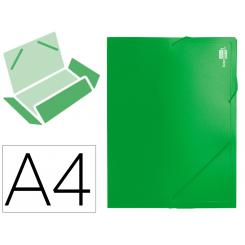 Carpeta LIDERPAPEL portadocumentos 36903 polipropileno dinA4 verde lomo 50 mm