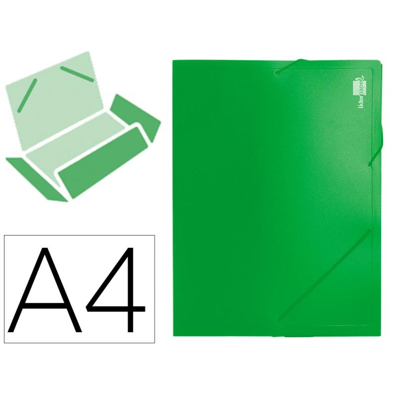 carpeta-liderpapel-portadocumentos-36903-polipropileno-dina4-verde-lomo-50-mm