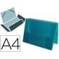 carpeta-liderpapel-portadocumentos-gomas-36933-polipropileno-din-a4-verde-translucido-lomo-25-mm