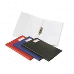 LEITZ Carpeta Miniclip DIN A4 + lateral con tarjetero y bolsa interior, negro