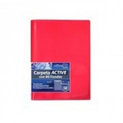 Carpeta Office Box de 80 Fundas A4 Rojo SUPRA