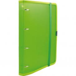 Carpeta Plus PP 4 anillas 20 mm Verde