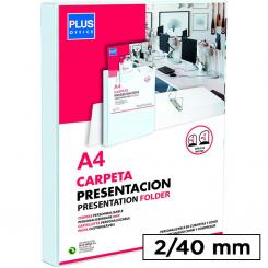 Carpeta Plus PP A4 Canguro 2 Anillas 40 mm
