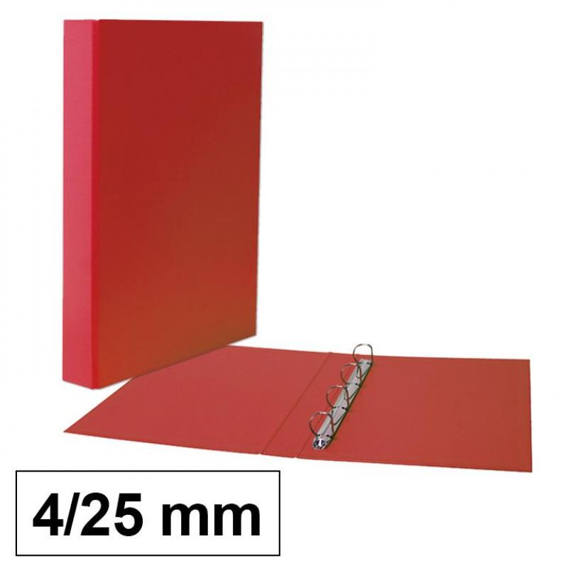 carpeta-plus-pp-c-folio-4-anillas-25-mm-rojo