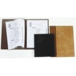 Carpeta Portamenus Iberplas Pvc Fº 2 Fundas Y 2 Bolsas Negro