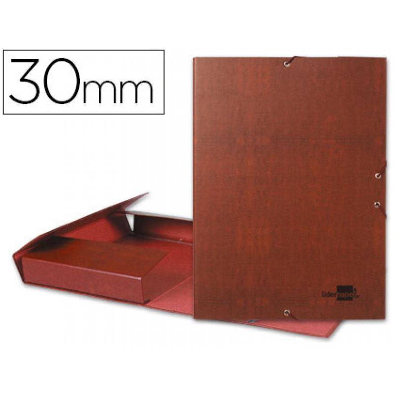 carpeta-proyectos-liderpapel-folio-lomo-30mm-carton-forradocuero