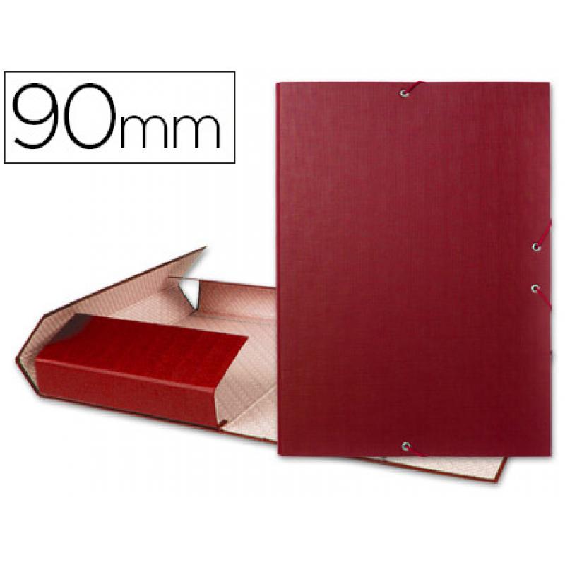 carpeta-proyectos-liderpapel-folio-lomo-90mm-carton-forradoroja