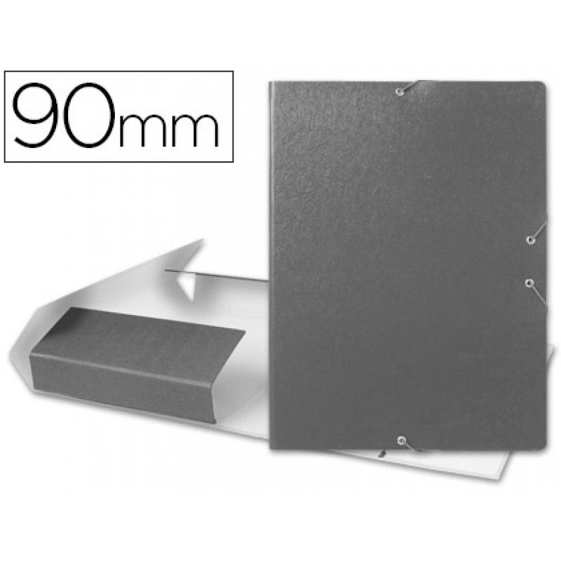carpeta-proyectos-liderpapel-folio-lomo-90mm-carton-gofrado-gris