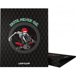 CARPETAS DE ANILLAS PAPEL PLASTIFICADO SOFT A4 4X25MM FSC LOOP THE LOOP 20 SKATE GRAFOPLÁS