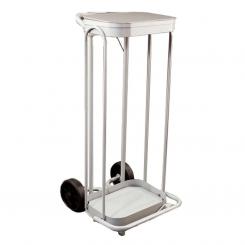 Carro Limpieza Portabolsas 80L Gris