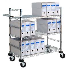 Carro para archivadores 450 x 900 x 1.040 3 Niveles carga 80 kg