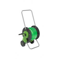 Carro portamangueras GEOLIA equipado con 30m de manguera + racores