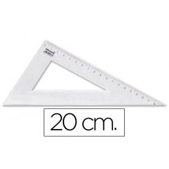 Cartabon LIDERPAPEL 20 cm plastico cristal