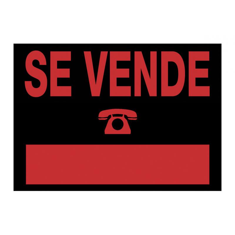 cartel-informativo-se-vende-archivo-2000-serigrafia-naranja-fosforescente-500x230-mm-pvc-negro