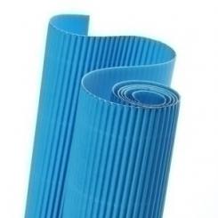 Carton Ondulado Canson 300G Rollo 0,5X0,7 M Azul Turquesa 1 un