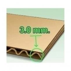 Carton Precision Microcanal 3Mm 50X70 Marron Paquete De 45
